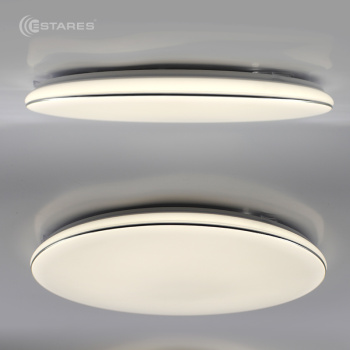 Управляемый светодиодный светильник VEGA 60W R-STEP DIM-480x65-CHROME WHITE-220-IP20