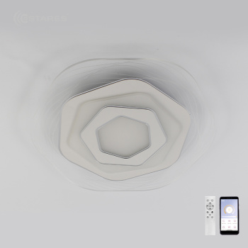 Управляемый светодиодный светильник FIGURE DOUBLE 46W R-APP-500X50-WHITE CLEAR-220-IP20