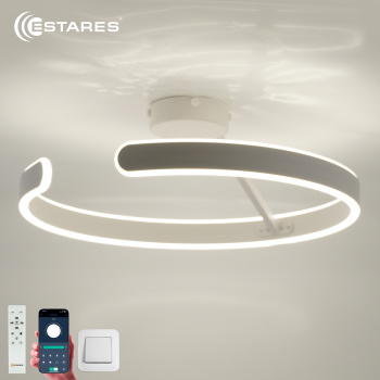 Управляемая светодиодная люстра MADERA 80W R-APP-500x170-WHITE WHITE-220-IP20