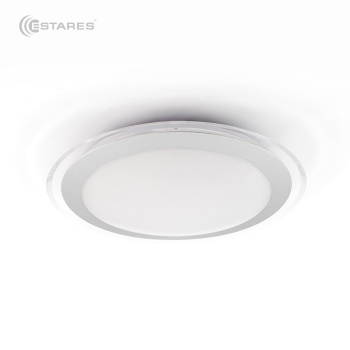 Накладной светодиодный светильник ALR-16 AC170-265V 16W d330 H70мм Прозрачный (Теплый белый)